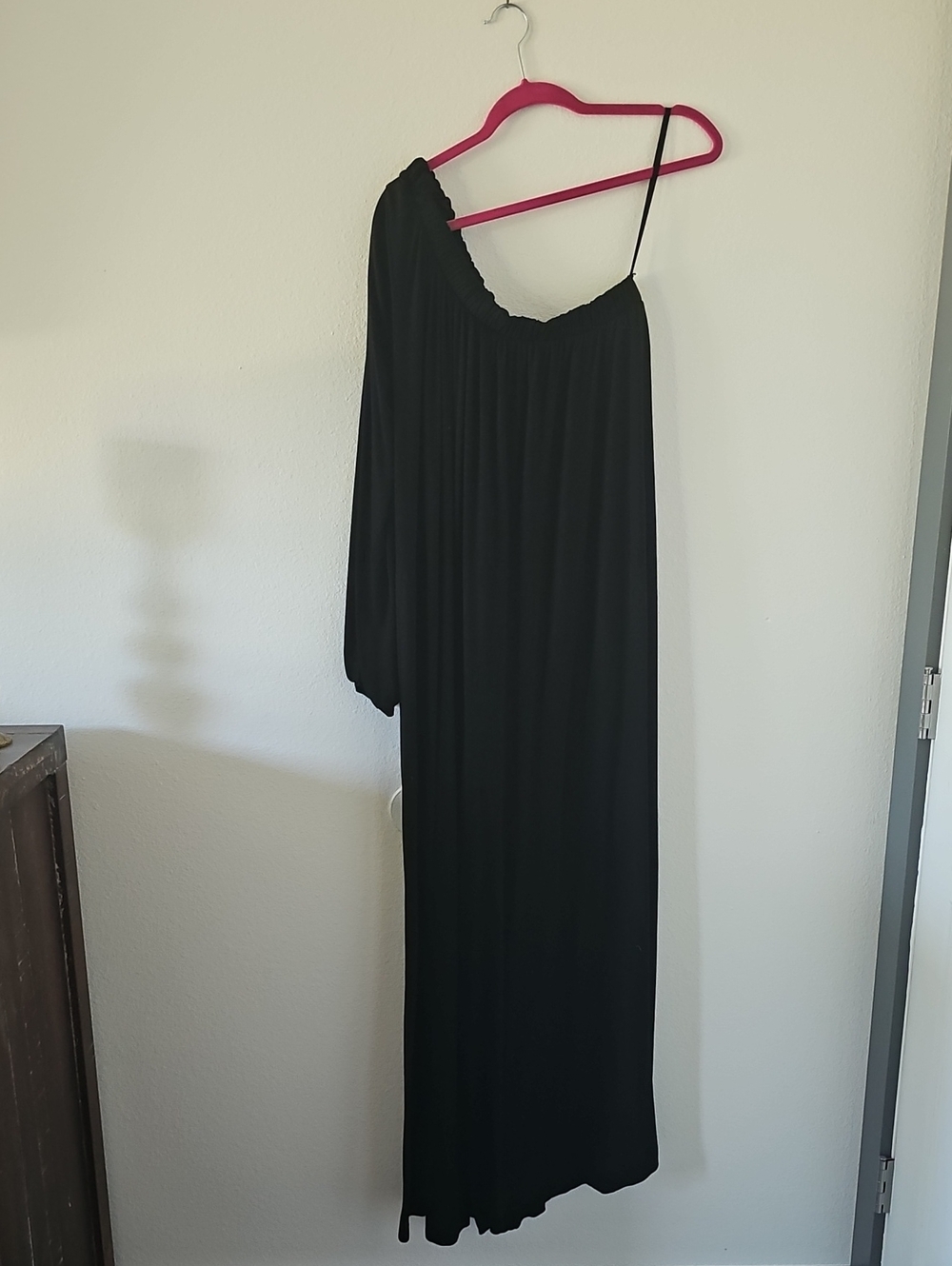●●FREE PEOPLE  BEACH "SUNDAY STROLL" ONE SHOULDER JUMPSUIT SIZE L●●